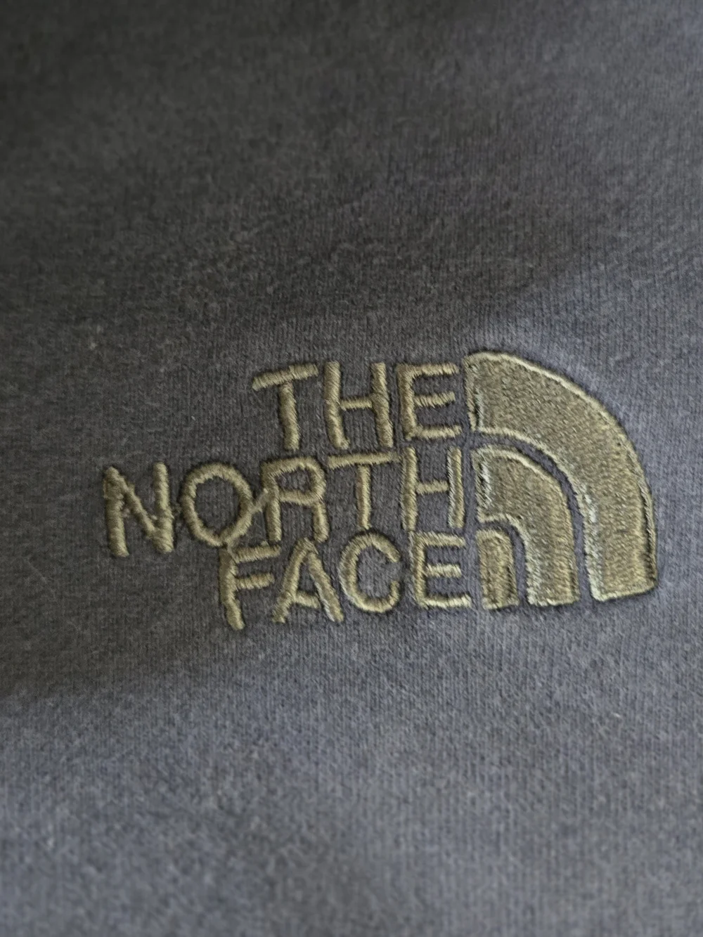 The North Face Men's Blue Full Zip Hoodie Pockets Logo M